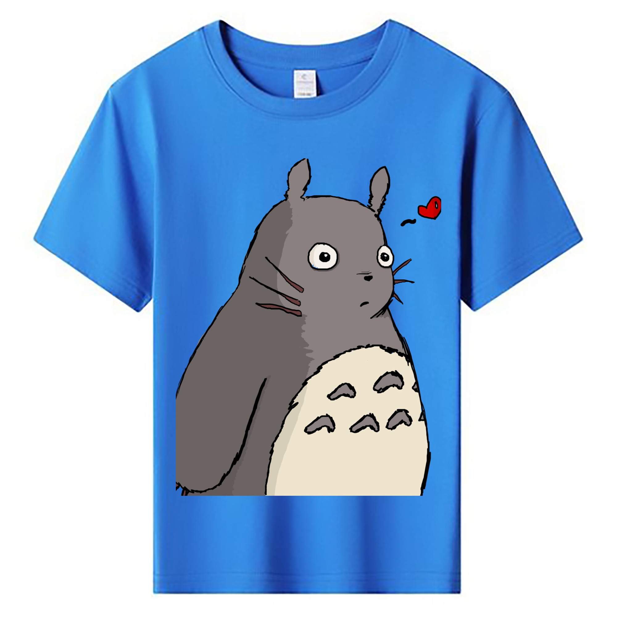 （画像用） となりのトトロ 草壁メイ 草壁サツキ My Neighbor Totoro Satsuki Kusakabe Mei Kusakabe 綿100％キッズTシャツ（フロントプリント）